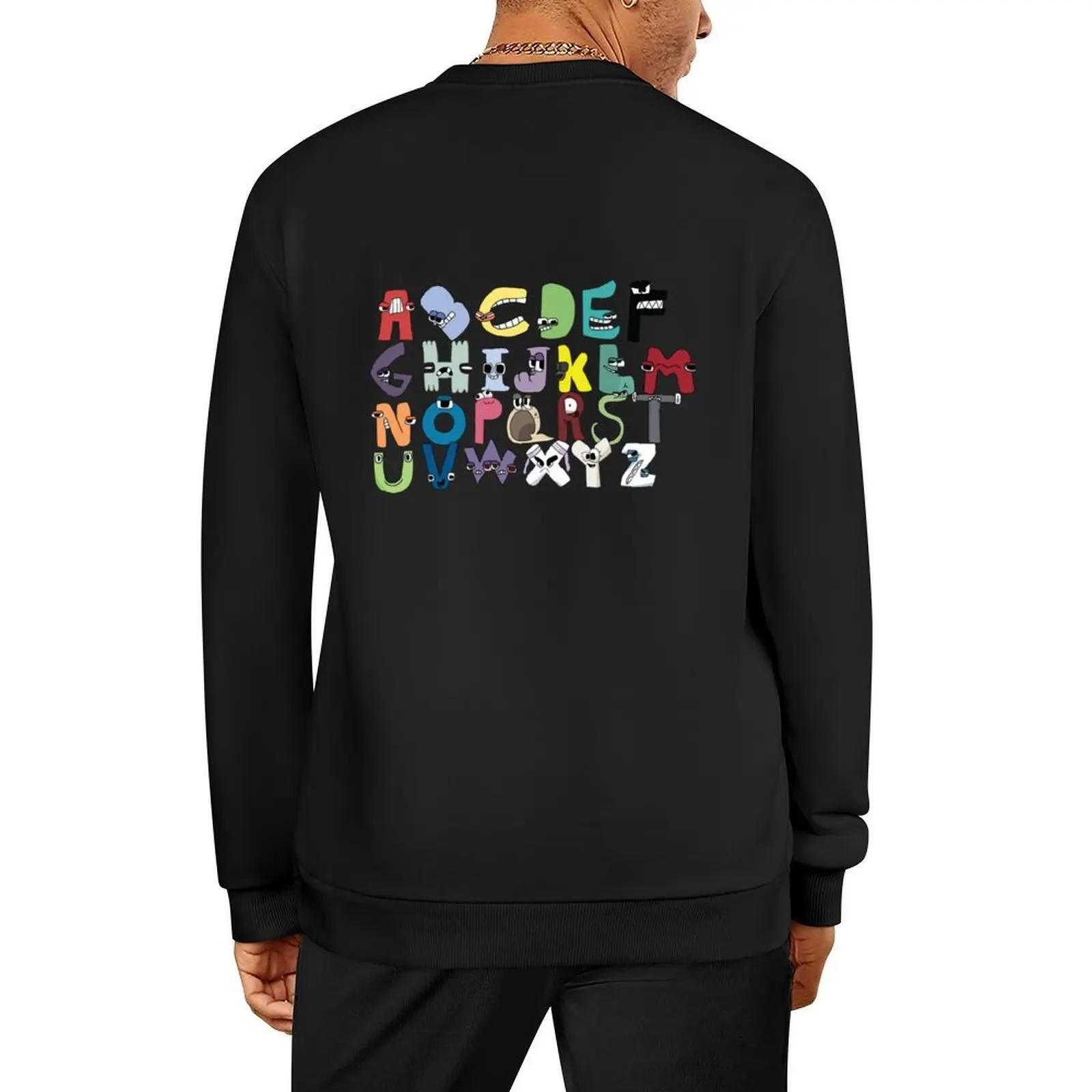 

Alphabet Lore Pullover mens clothing aesthetic clothing clothes for men men's clothing new in hoodies & sweat-shirt