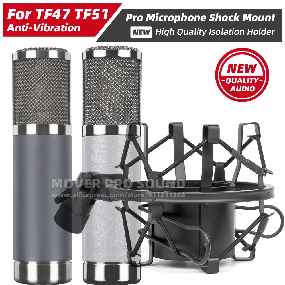 

For Telefunken TF47 TF51 TF 47 51 Shock Isolation Mount Spider Microphone Stand Bracket Anti Vibrate Suspension Mic Holder Clip