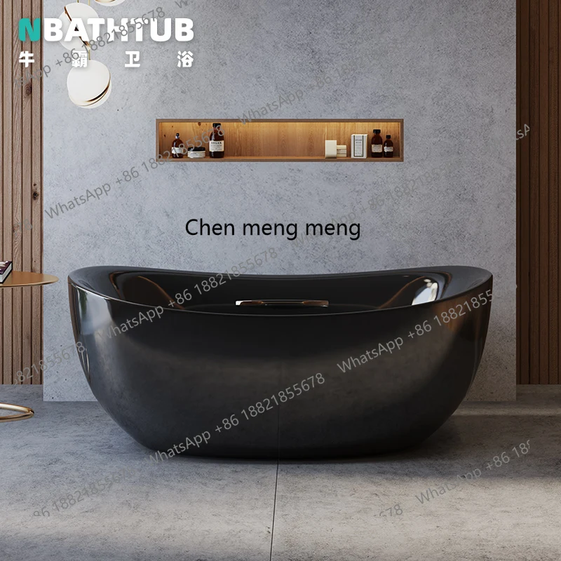 حوض استحمام أكريليك جديد على الطراز الياباني عائلي B & B حوض استحمام فاخر قابل للإزالة للبالغين #1