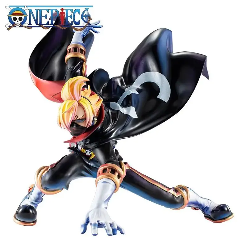 21.5cm Anime One Piece Figure Wano Country Vinsmoke Sanji Germa 66 Battle Suit PVC Action Figurine Statue Collectible Model Toys