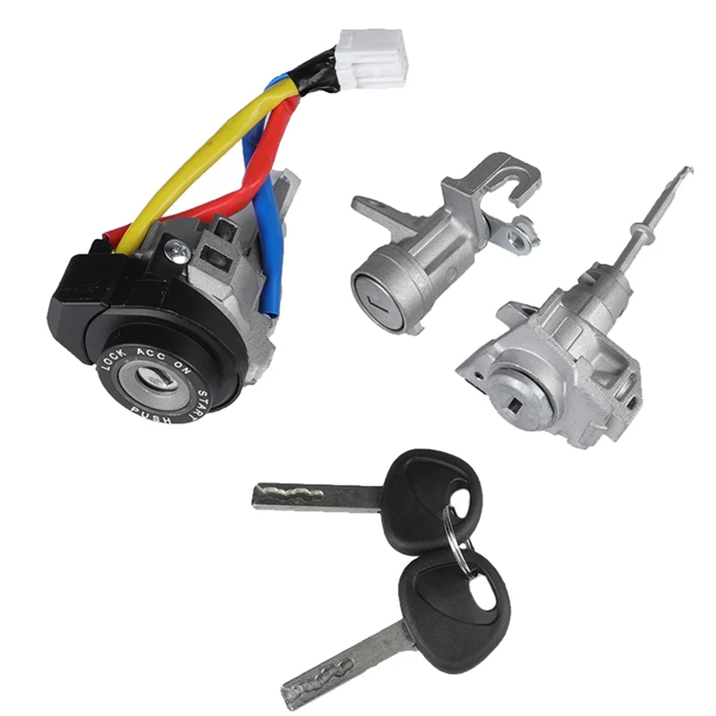 

A20K-Car Door Lock Cylinder Car Door Lock Cylinder With Key Direction Lock Key Subassembly Lock Cylinder Ignition Lock Core Kit