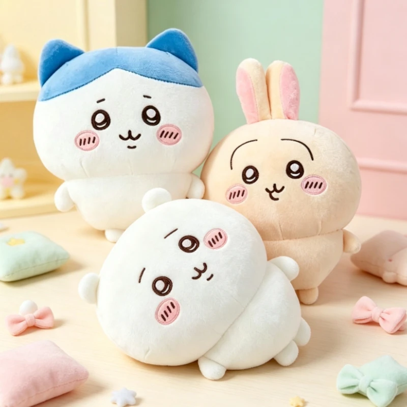 Kawaii Chiikawa Plush Doll Usachi Hachiware Self-deprecating Bear Plush Pillow Soft Stuffed Cushion Collectible Gift