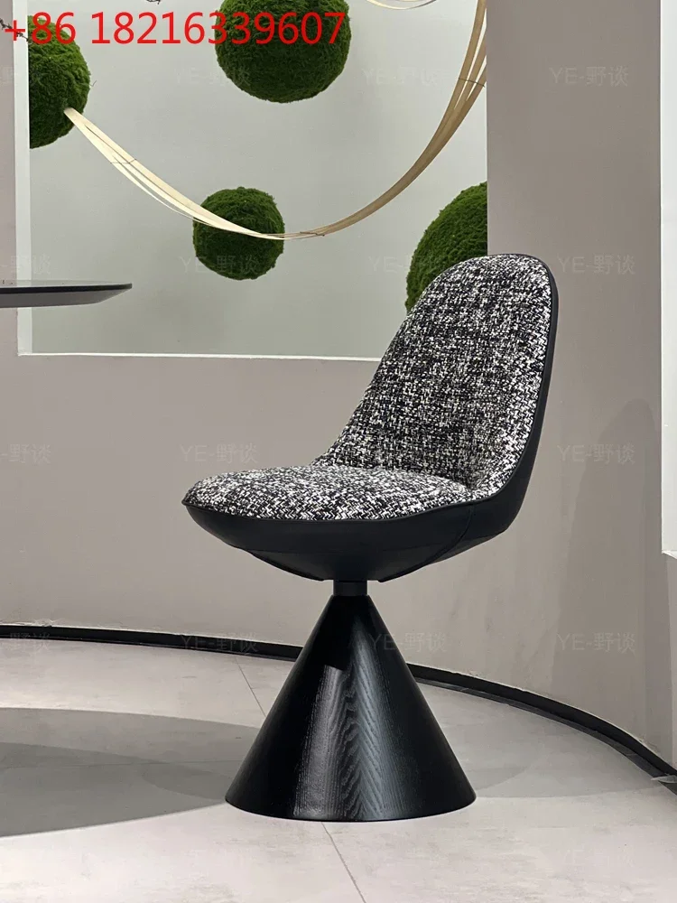 

TAO Italian minimalist designer ROMBY rotatable dining chair Nordic simplicity negotiation casual desk chair makeup chair