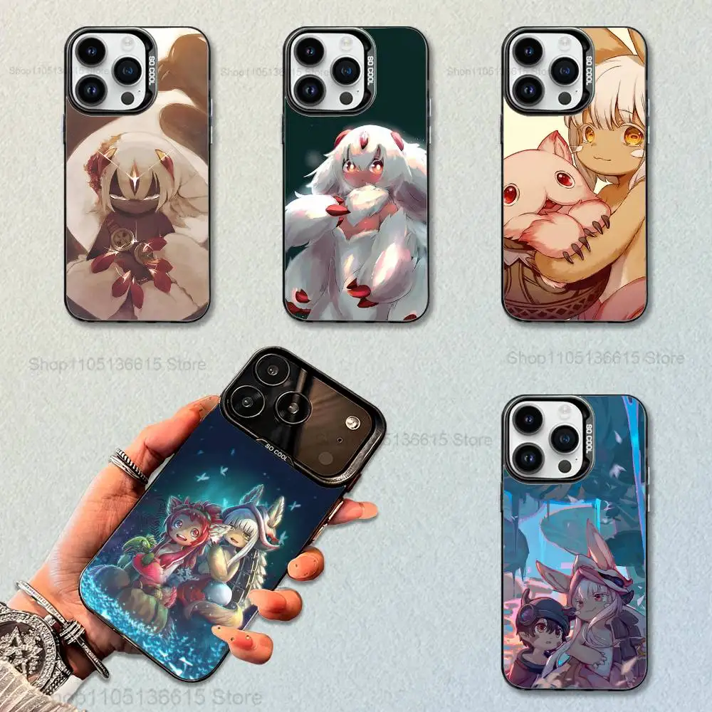 

M-MADE IN A-ABYSS F-Faputa Phone Case For iPhone 16,15,14,17,13,12,11,Mini,Pro,SE,XS,MAX,Black Matte Silicone Cover