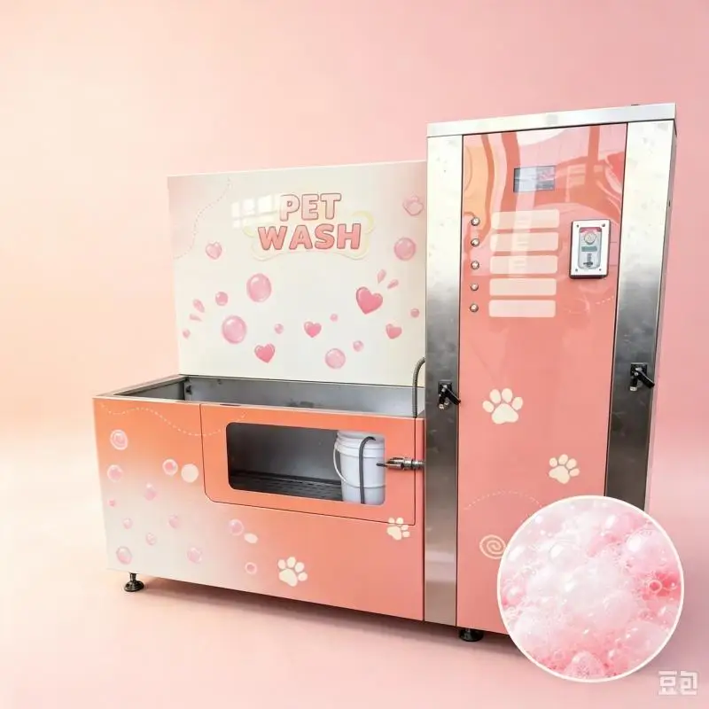 Pet Wash Vending Machine Intelligent Dog Bath System Self Cleaning Grooming Station Pet Care Equipment Manufacturer