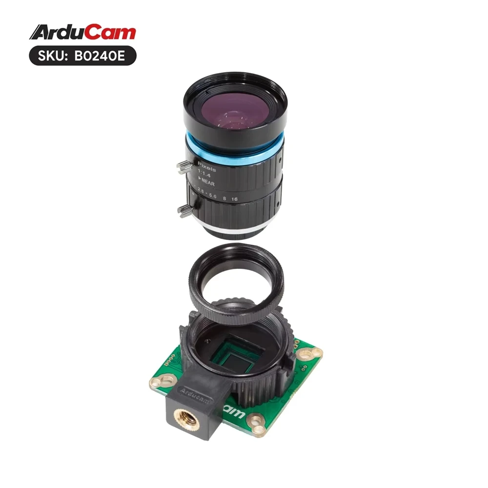 GGDX Chipboard  Imx477 12.3mp Camera Module for Raspberry Pi, C/cs Mount Lens Support, Mipi Csi-2 Interface, Tripod