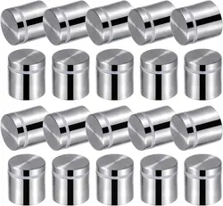Steel Spacer Holder Glass Fasteners Advertisement Standoffs Pin Billboard Fixing Screws Advertising Board Fixed Nails 20-50PiecS