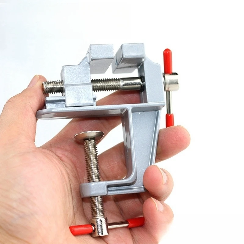 35MM Aluminium Alloy Table Bench Clamp Vise Multi functional Bench Vise Table Screw Vise for DIY Craft Mold Fixed Repair Tool