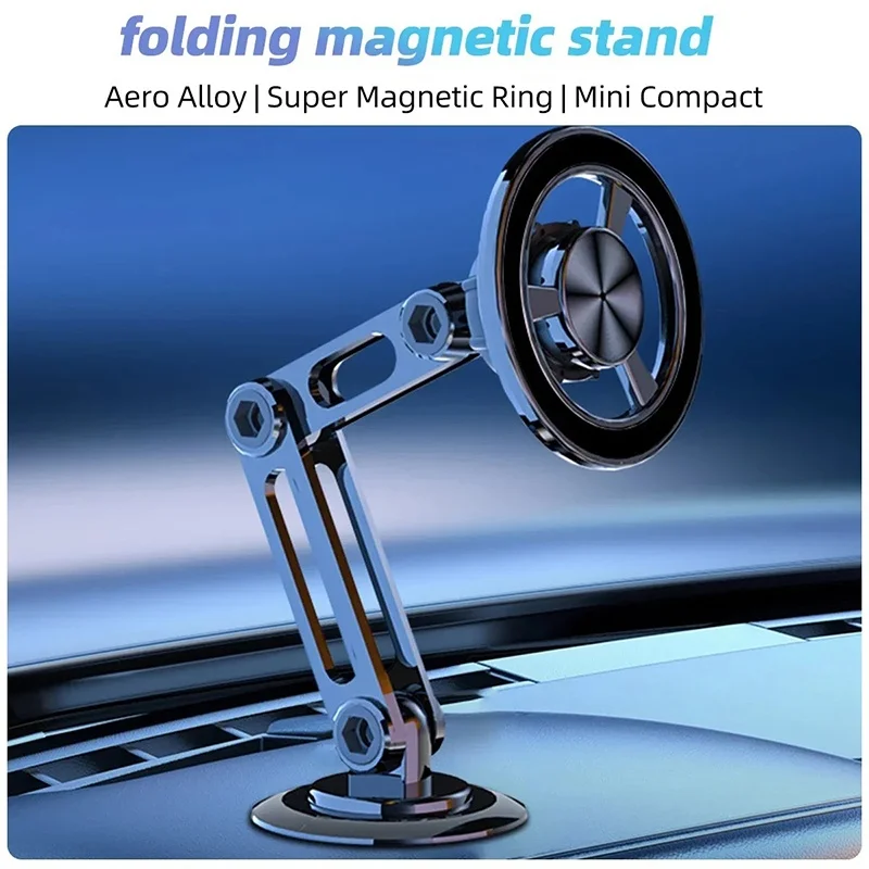 Support de téléphone universel pour voiture, support mural magnétique pour pare-brise avec conception rotative, matériau PC étanche Compatible avec tous les téléphones