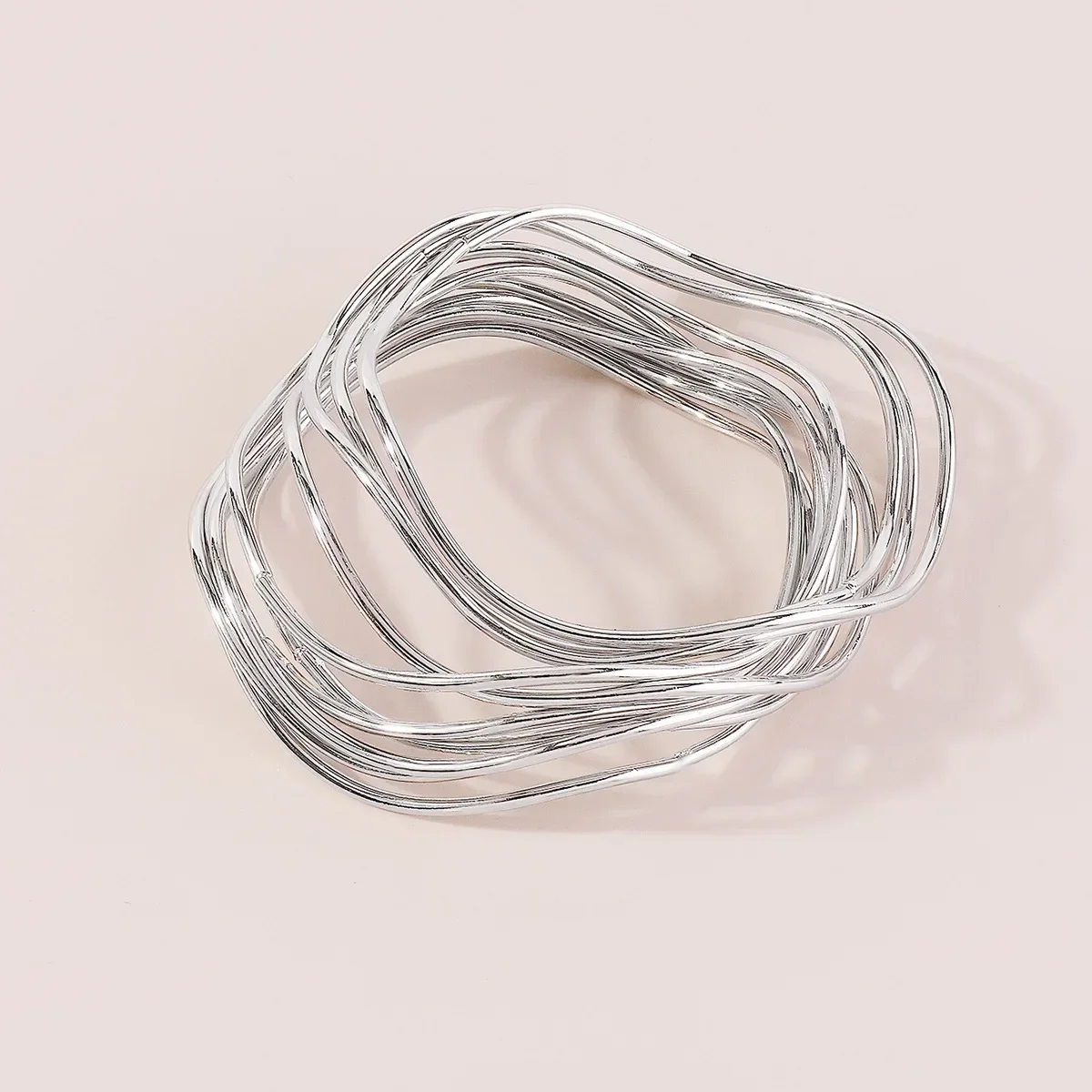 Multilayer Bracelet Simple Round Irregular Bracelet For Women Gift