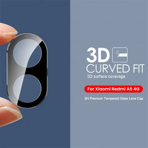 3-1Pcs 3D Curved Camera Protector Case For Xiaomi Redmi A5 4G Tempered Glass Lens Cap Cover On RedmiA5 Readmi Redmy A5 A 5 5A 4G