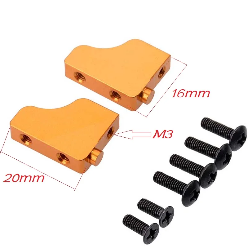 RC Car 103013 (03013) Aluminum Servo Mount+Screws For 1/10 HSP 94103 94107 94111 94123 94123Pro On-Road Buggy Truck Upgrade Part