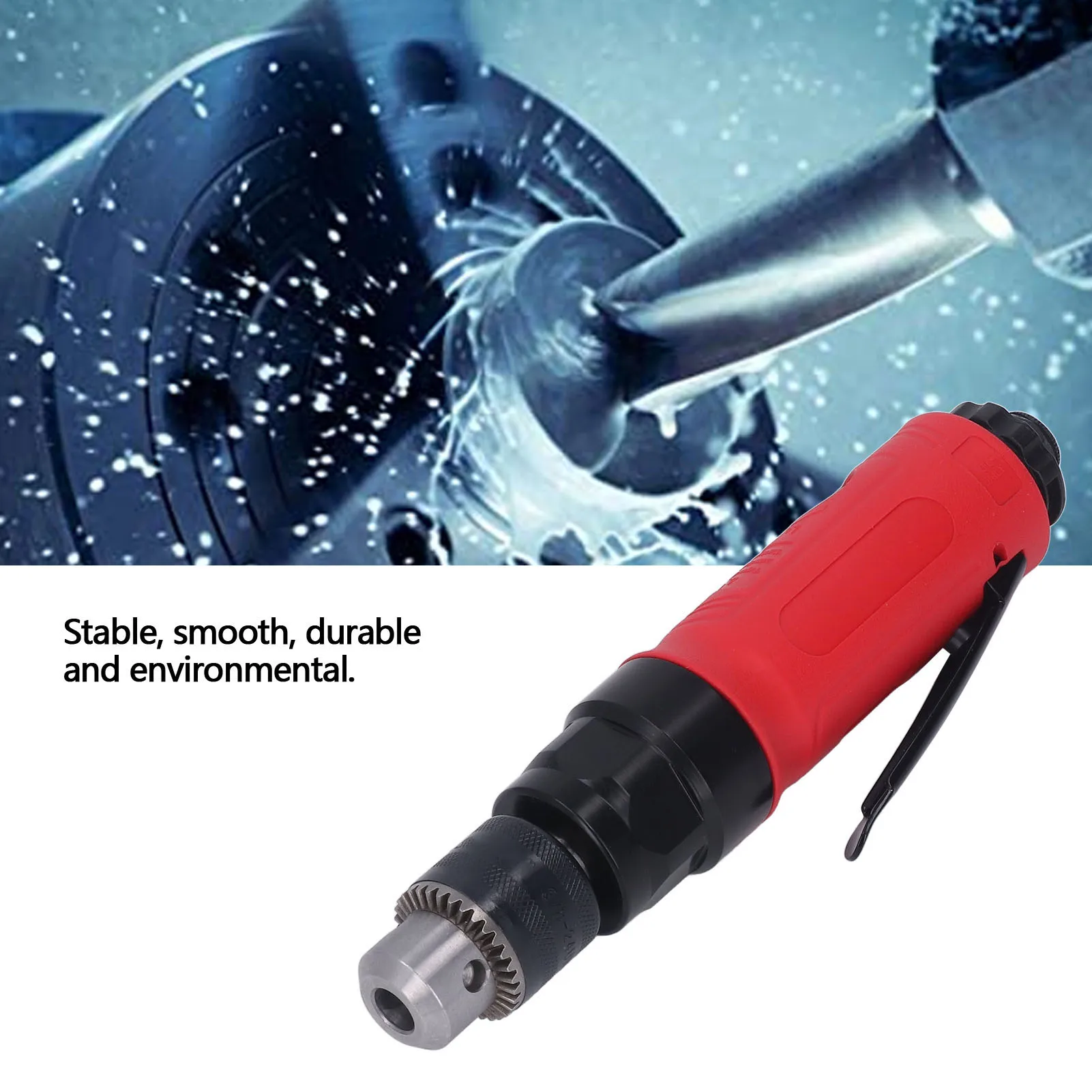 3/8in PNEUMATIC เจาะตรง Deceleration Air เจาะเครื่องมือประแจ 2500rpm Air Power เจาะนิวเมติกเจาะเครื่องมือ