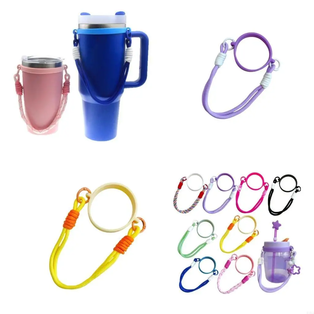   Silicones Cup Holders With Portable String For Coffee Travel And Daily Use