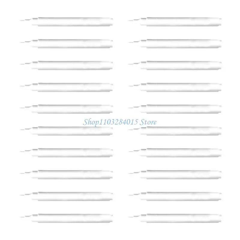 R6FF 20Pcs Acrylic Paint Pen For Drawing on Paper Leather Ceramic Glass Fabric