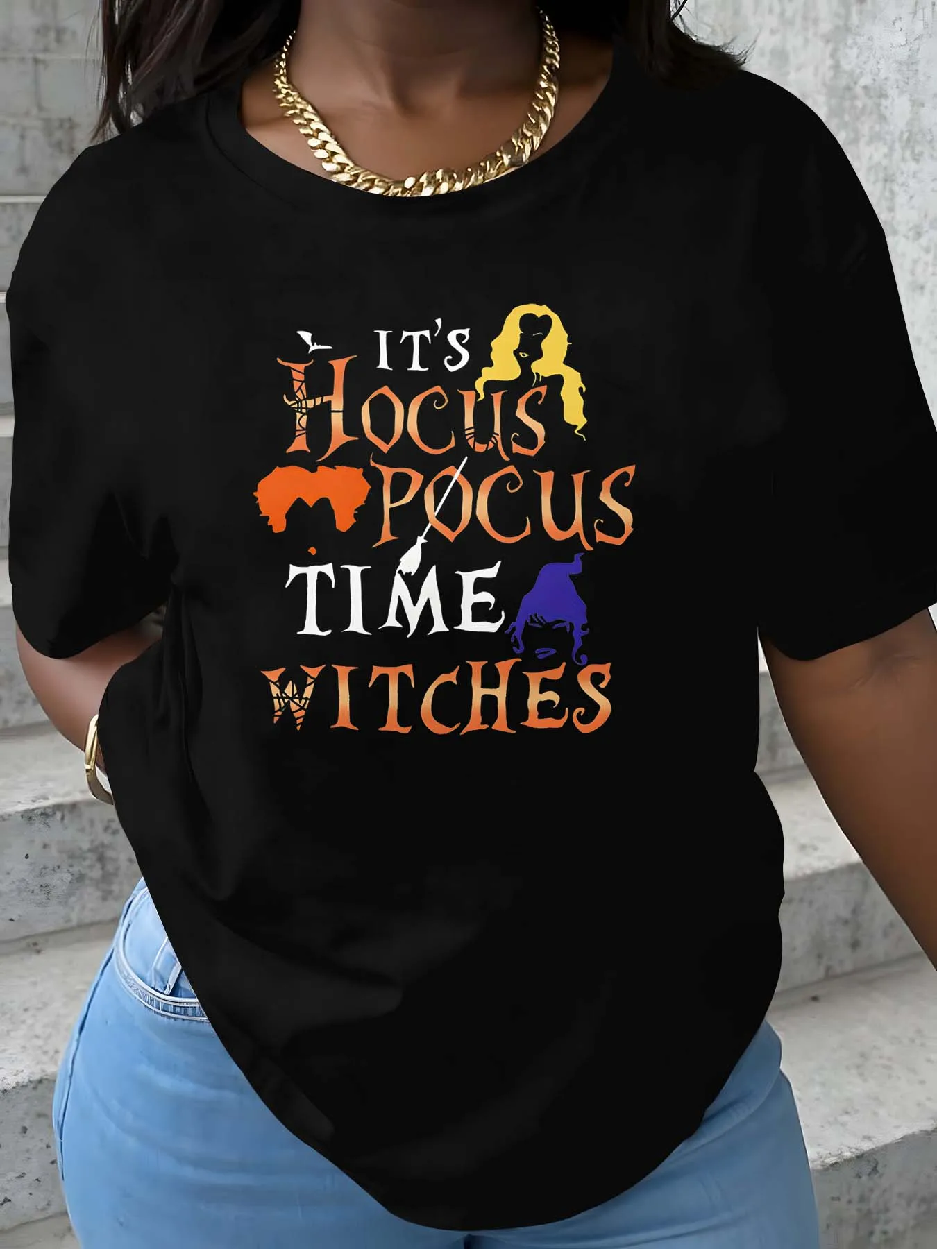 

Одежда больших размеров с мотивом Фокус-Покус принесите очаровательно стильное заклинание в гардеробе