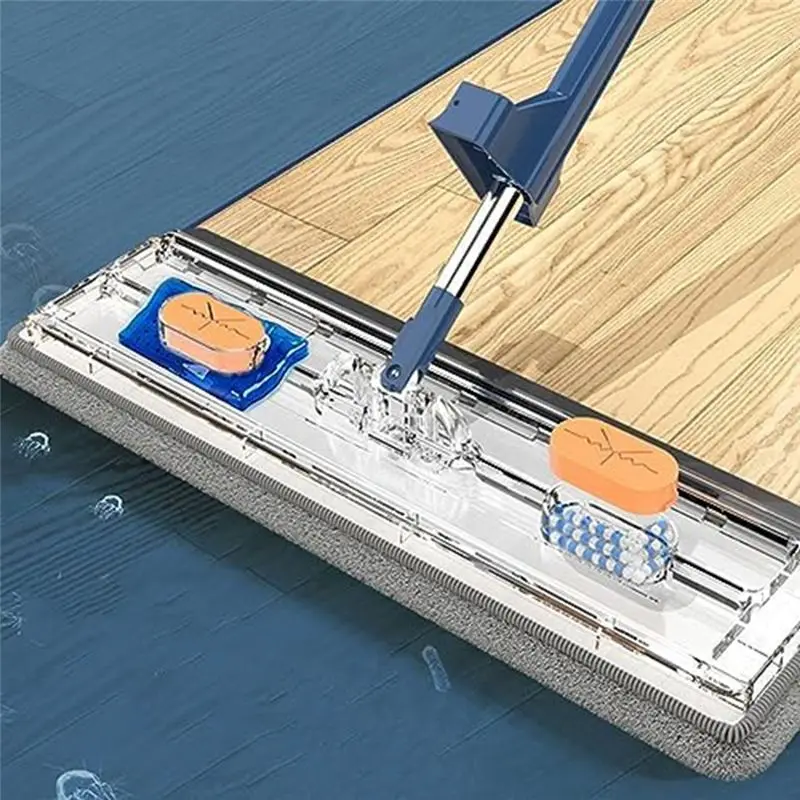 AA81-Microfiber Mop 42Cm Dust Mop For Home Cleaning, Suitable For Hardwood, Laminate, Tile