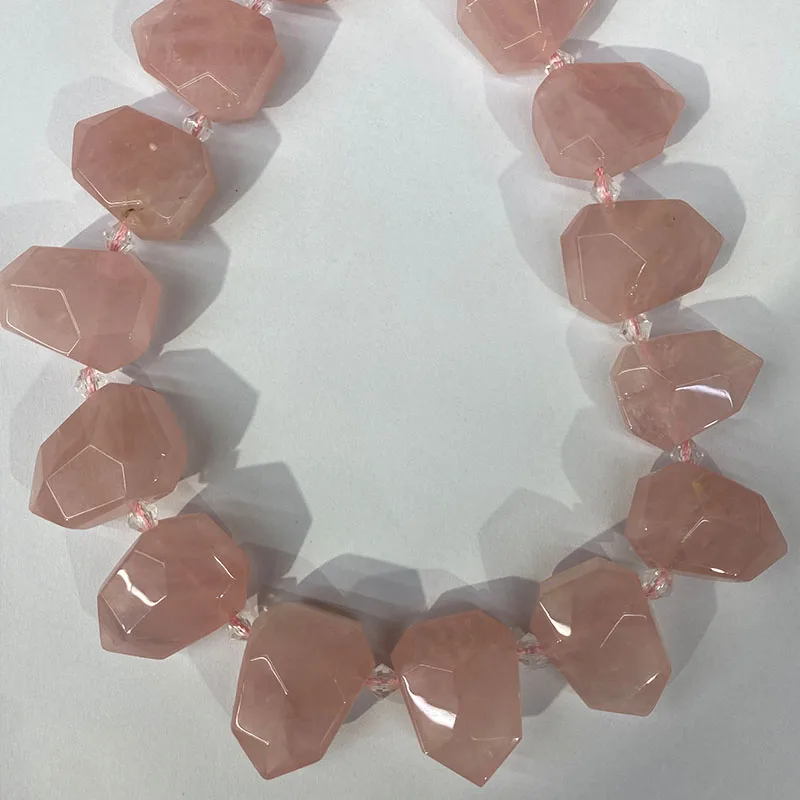 Natural Stone Rose Quartz Amazonite Smokey Crystal Green Aventurine  Round Loose Beads For Jewelry Making DIY Bracelets Necklace