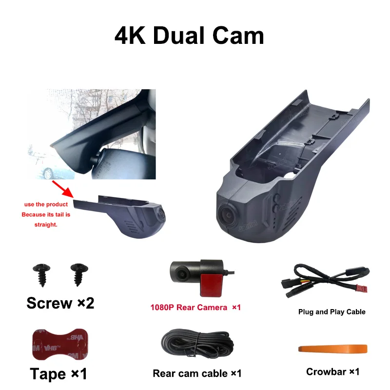 4K 2160P Wifi Auto DVR voor BMW Voor BMW F30 F31 F32 F33 F34 F36 F39 F45 F10 F20 F25 F26 F07 F48 F15 F22 F21 F23 Dash Cam Camera