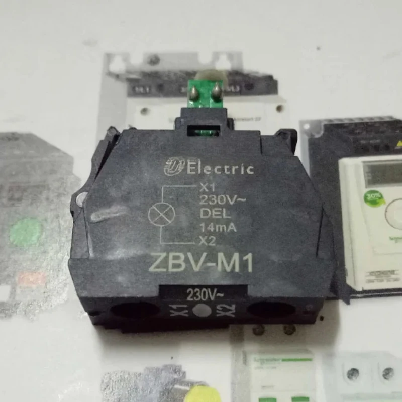(Applicable to Schneider) XB4 XB5 indicator module ZBVM1 ZBV-M1 white AC230V 220 AC
