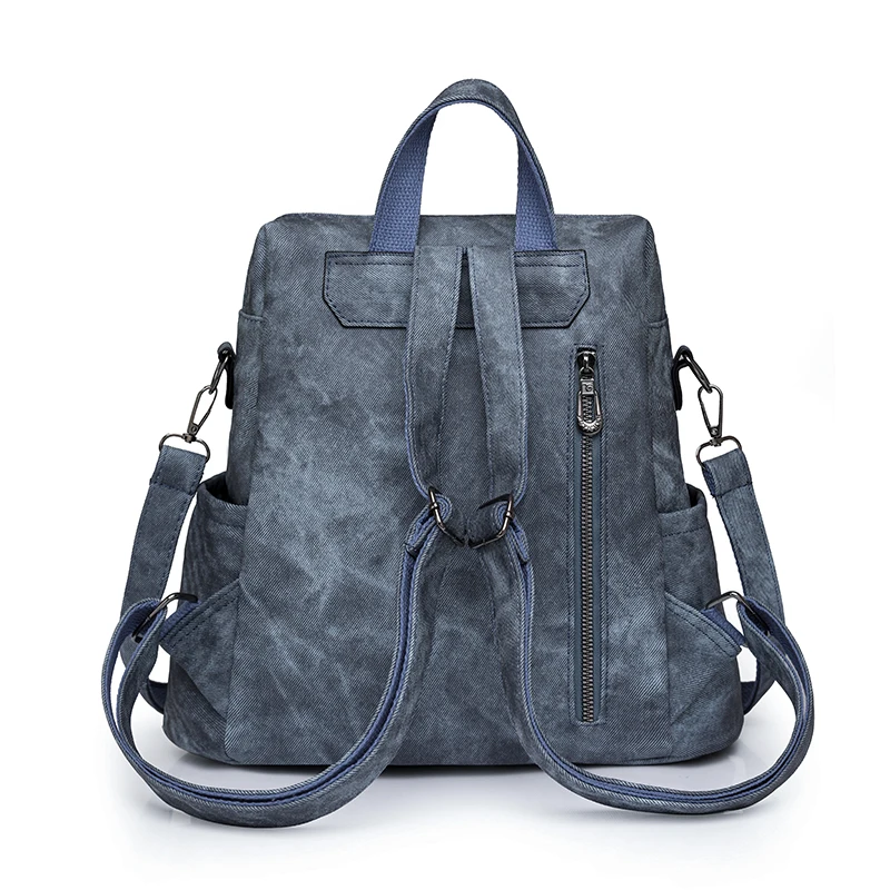 Borsa da donna moda donna zaino in nylon zaino da scuola retrò zaino per ragazze zaino Vintage Bagpack borsa da viaggio semplice