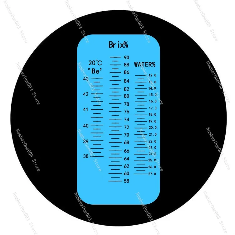 Handheld Refractometer Brix Meter for Honey Fruit Sugar Content Baume Analyzer