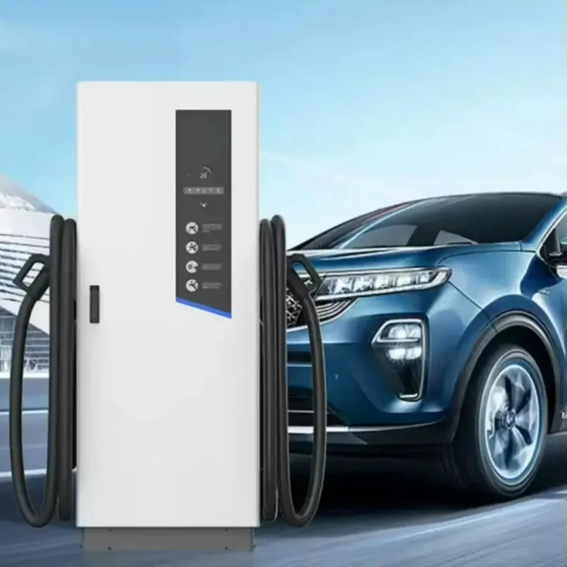AC DC Car Charging Station 40KW 120KW Commercial Public Level 3 DC Fast Electrical Vehicle EV Charging Wallbox Post