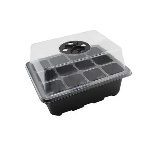 

Seedling Starter Tray Grows 12 Hole Plant Seeds in Large Flower Pot Nursery Box for Garden Yard Macrame Pouches Hot