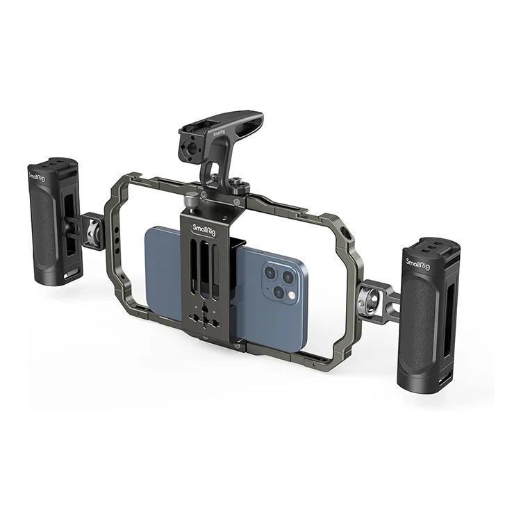 

Smallrig Universal Phone Video Rig Kit for Phone 14 13 12 PRO Max, Video Stabilizer Rig for Vlog -3155B