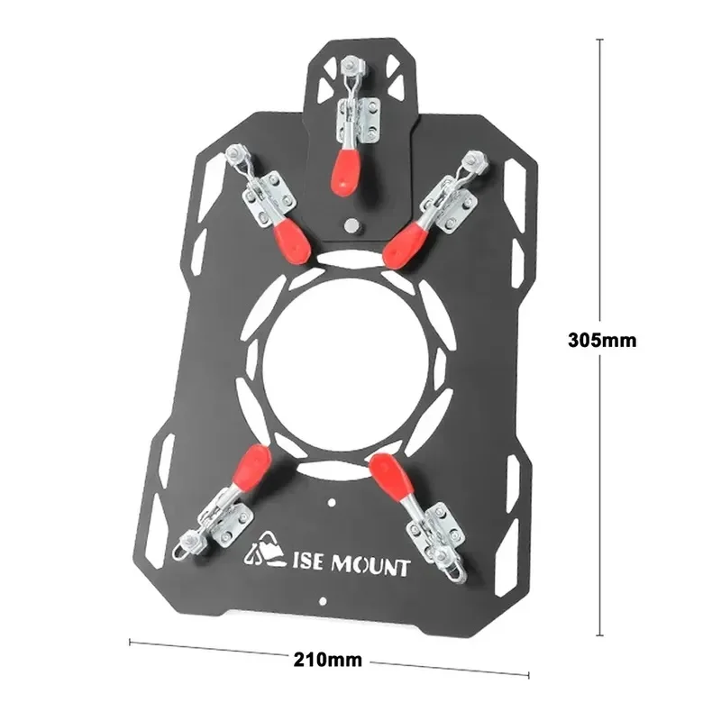 Camping Tent Protector No-Opening Tent ISE MOUNT Tent Chimney Anti-Scald Plate Clip-on Stove Jack Chimney Guard for Chimneys Up