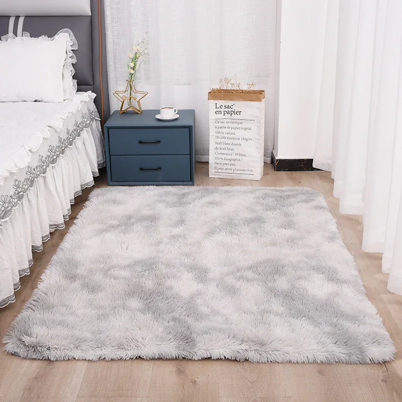 

L0215-Living room carpet bedroom light luxury home Japanese modern simple square study bedside coffee table carpet mat