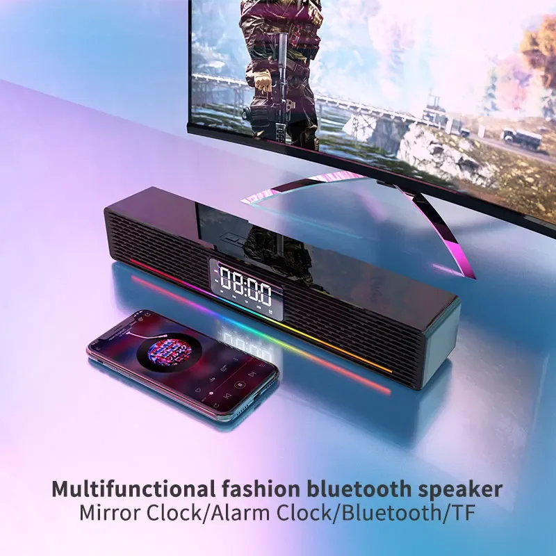 

multifunctional Wireless Bluetooth Sound bar Speaker Wired Wireless Surround Stereo Home Theater TV Projector System Super Power