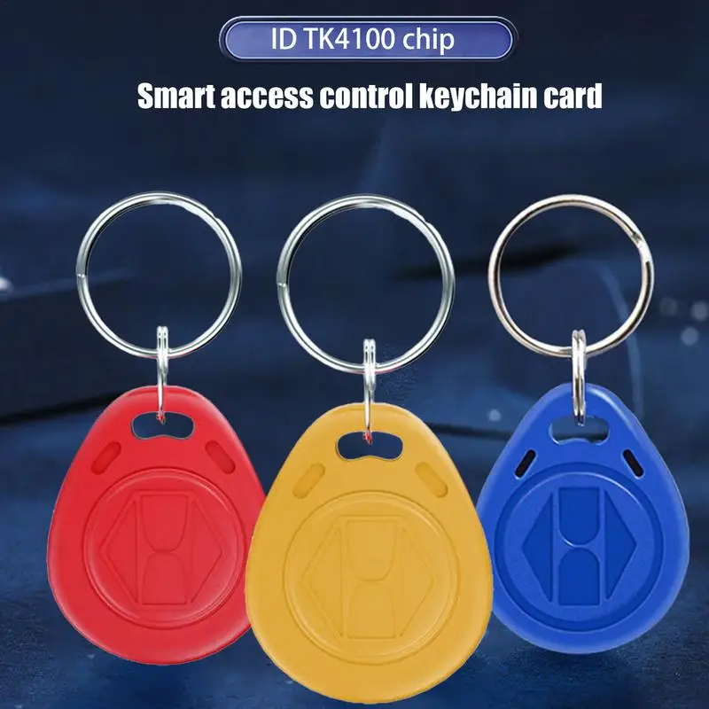 

10pcs Keychains 125KHZ RFID Proximity Id Cards TokensTags Key Sensitive Fob Read RFID Key For Access Control Elevator Parking