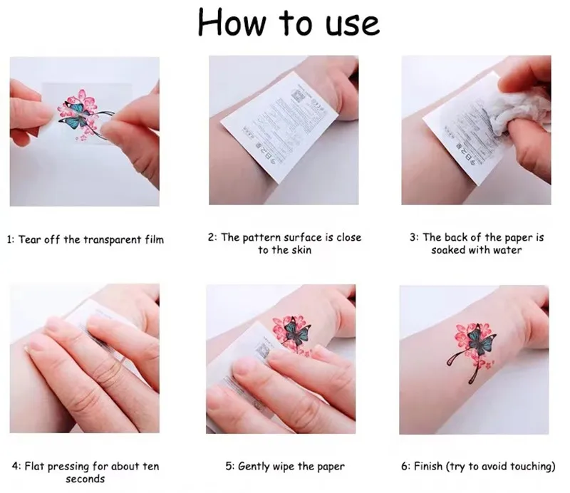 Lucy Tattoo Sticker Edgerunner Anime Temporary Fake Flash Tattoo Transfer Sticker Cosplay Prop Accessories Costume