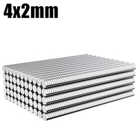 Neodymium Magnet 4x2 NdFeB Rare Earth Magnets 4mmx2mm Small Round Magnets Permanent 4*2 Strong Magnet Disc 120Pcs