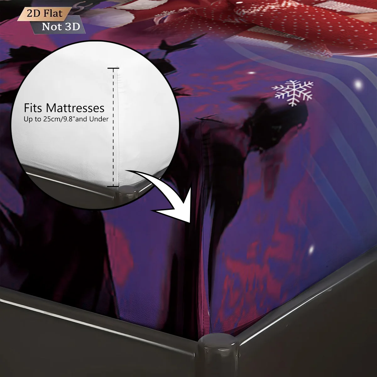 3pcsK-Pop شيطان الصيادين المطبوعة coreless المجهزة ورقة مجموعة متعددة الحجم لينة غطاء السرير غرفة نوم الفراش الديكور آلة قابل للغسل