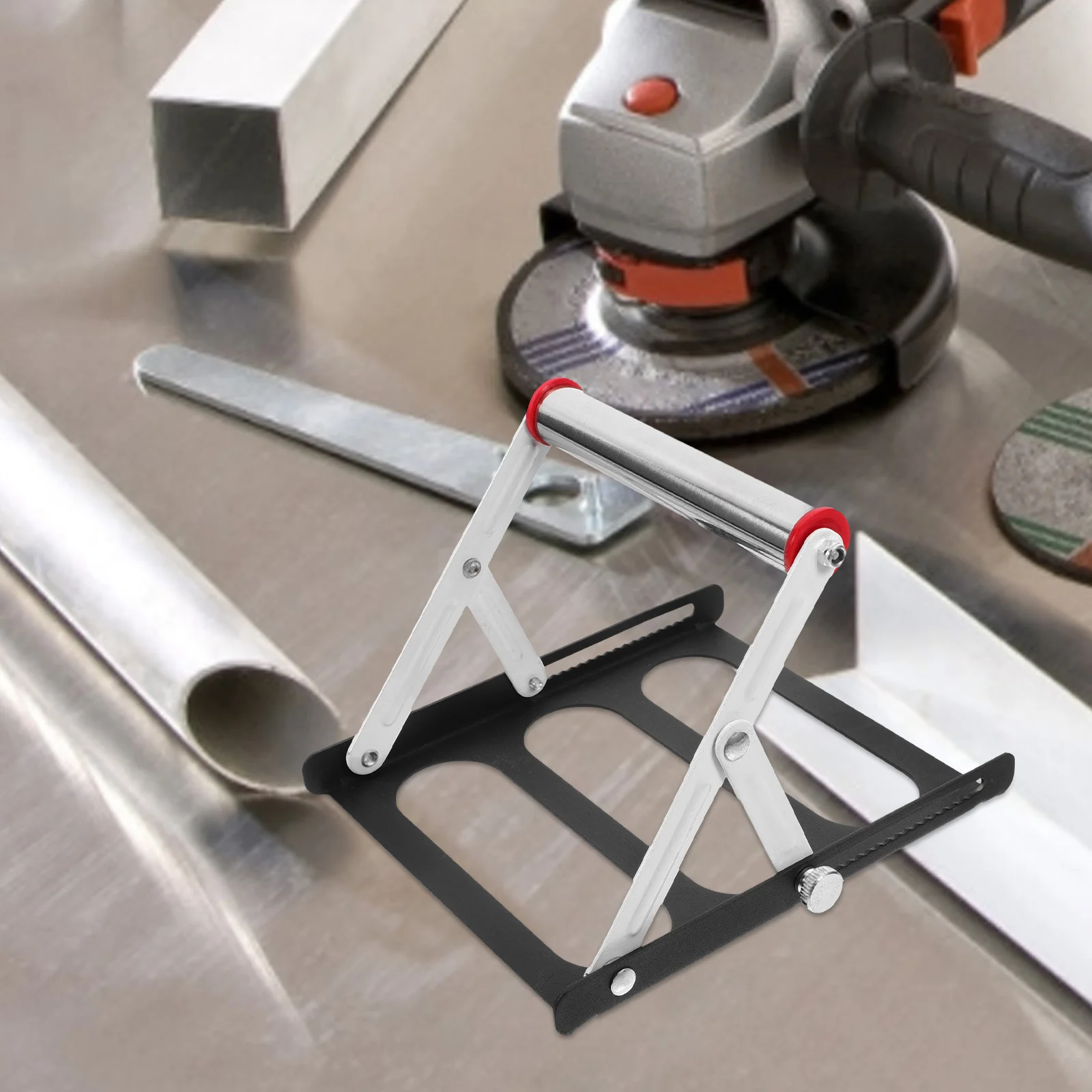 

Adjustable Material Stand For Cutter Cutting Machine Support Frame Metal Bracket Anti-Slip Design Compatible With Various