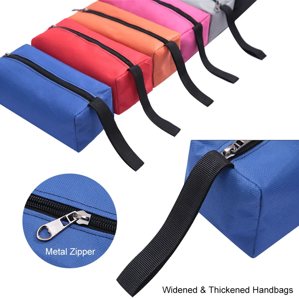 Oxford Canvas custodia impermeabile borsa per attrezzi a mano viti chiodi punta da trapano parti metalliche pesca viaggio trucco Organizer custodia per borsa