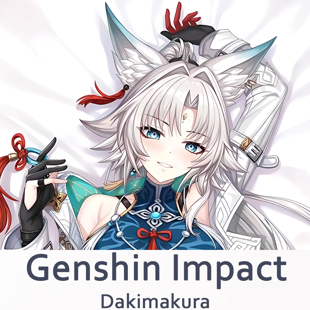 

Genshin Impact Feixiao Dakimakura 2WAY Hugging Body Pillow Case Anime Pillow Cushion Cover