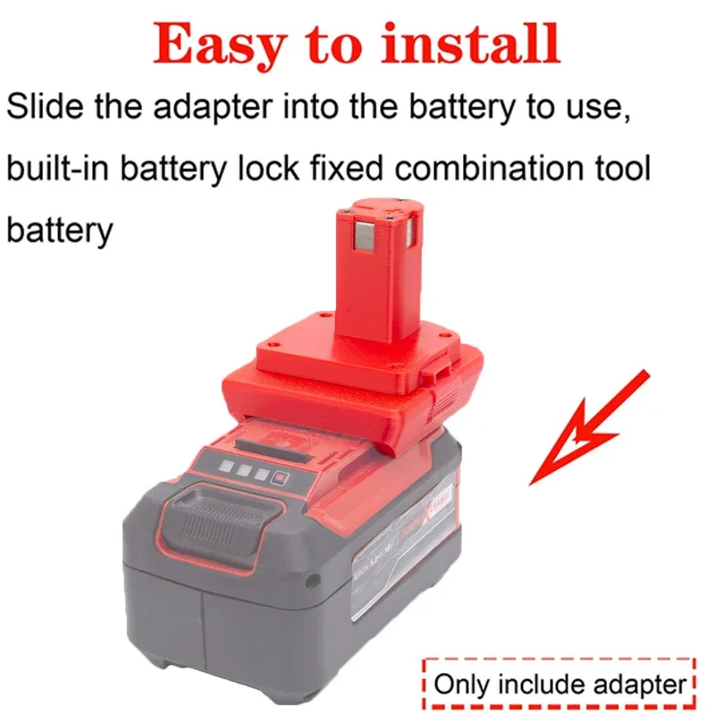 Imagem -04 - Adaptador Conversor para Ferramentas de Íon-lítio Ryobi 18v One Mais Converter para Adaptador de Bateria de Íon-lítio Einhell X-change Ozito 18v