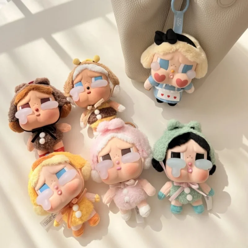 

In Stock 1:1 Replica Crybaby Crying Again Series Blind Box Figures Vinyl Face Toy Crybaby Animal Pendants Doll Keychain Toy Gift
