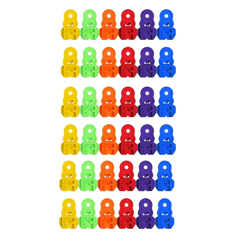 BAAG-36 stuks kleur handmatige eenvoudige blikopener, premium plastic schilden tabopeners, lekvrije frisdrankblikjes deksels frisdrankblikje deksel