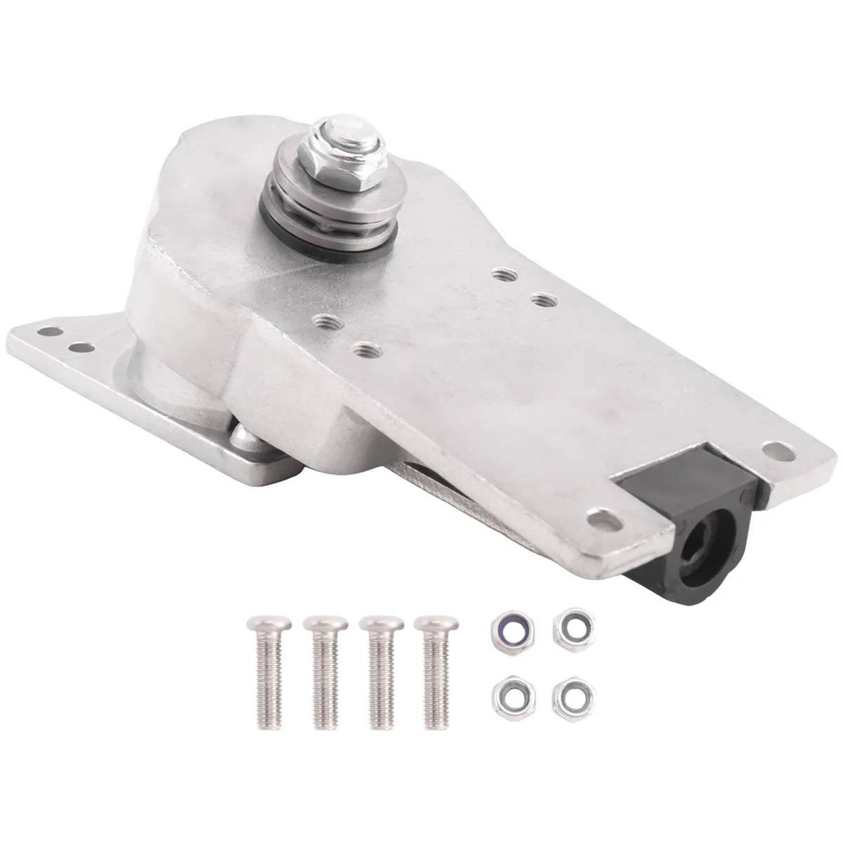 Llegada Surf Skate Trucks Aleación 7 pulgadas Land Tabla de surf Soporte para monopatín Base Negro C7 Puente Soporte de resorte, Plata XQ