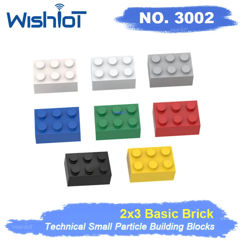 

MOC 3002 Brick 2 x 3 Tile Parts Building Blocks Particle DIY Kids Brain Game Assmble Toy Birthday Gift