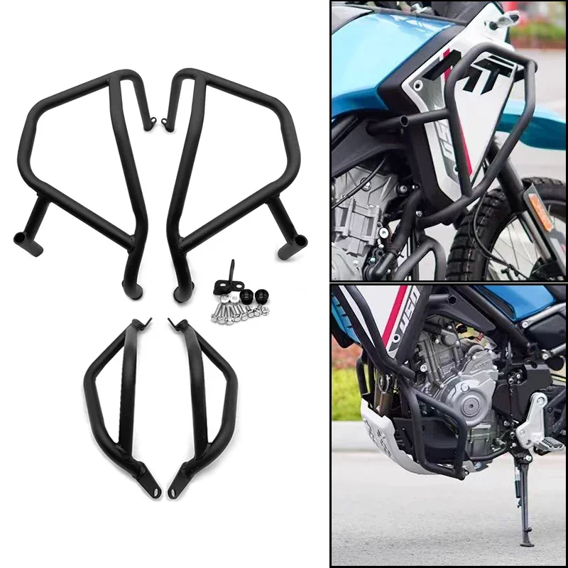 Fit For CFMOTO 450MT 2024 450 MT 450mt  Motorcycle Anti-Fall Protection Kit Engine Protective Cover Crash Bar Frame Bumper