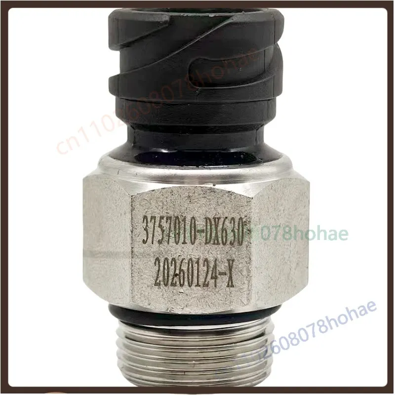 For Jiefang JH6 3757010‑DX630 Air Pressure Sensor Pressure Induction Plug Coarse Thread Heavy‑Duty Truck Replacement Spare Part