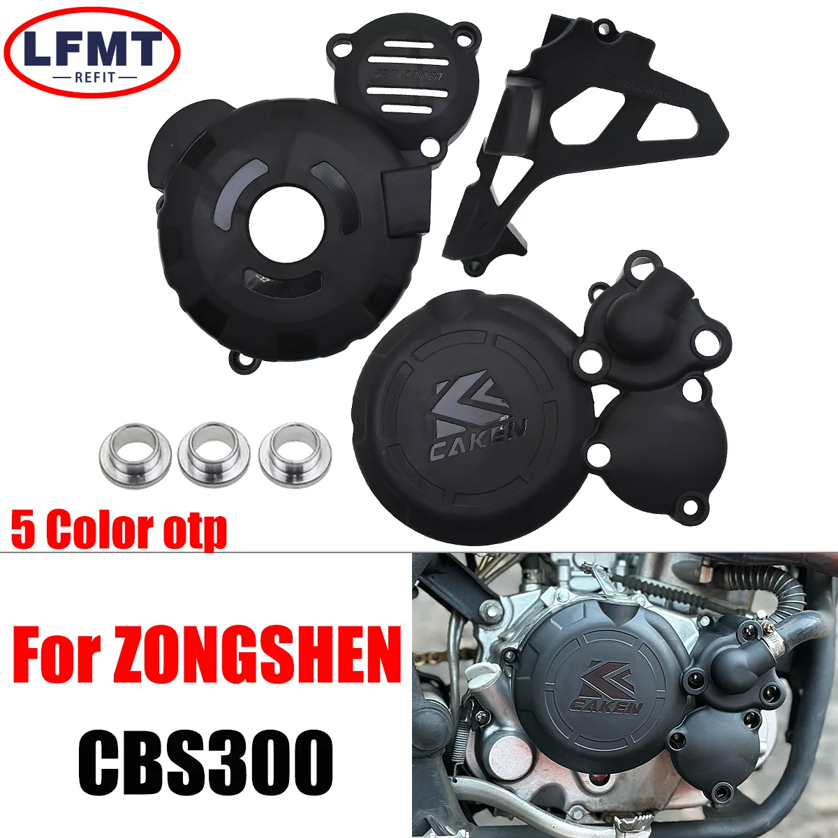 

For ZONGSHEN CBS300 Magnetic Motor Protective Clutch Driver Sprocket Crankcase Ignitoin Cover ZUMA AJ1 KEWS GUIZUN HJMOTO