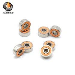 10pcs SMR103 2RS 3x10x4mm ABEC-7 cuscinetto SMR103 2RS CB 3*10*4mm cuscinetto a sfere ceramico ibrido in acciaio inossidabile