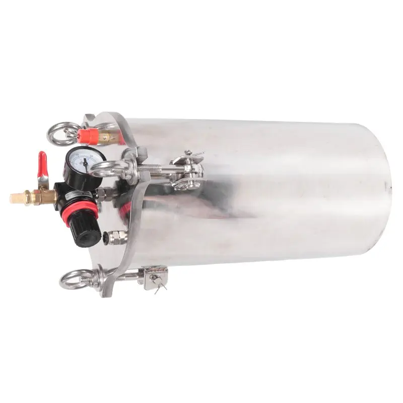

B14C Pressure Tank 304 Stainless Steel Dispenser Pressure Barrel Dispensing Valve Fluid Dispensing Storage Bucket Quality