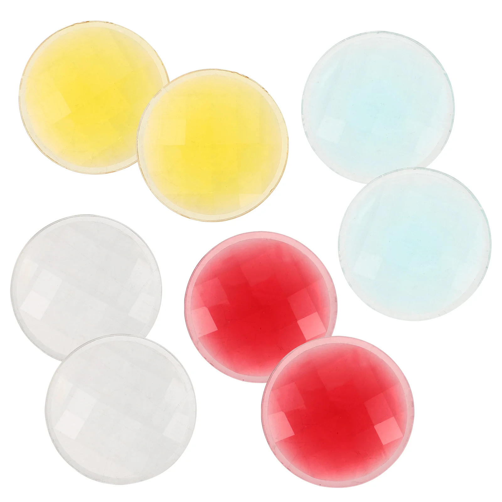 8PCS Kaleidoscope Lens Plastic Kaleidoscope Lens Replacement Prism Lens Kaleidoscope Repair Accessories for DIY Kaleidoscope Pro